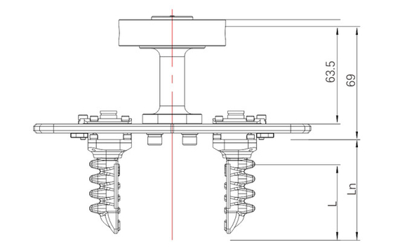 pinza di presa molle del robot 4500g