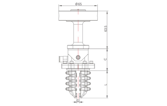 morsetto robot di alta morbidezza di serie di ISC di 6300g 36mm