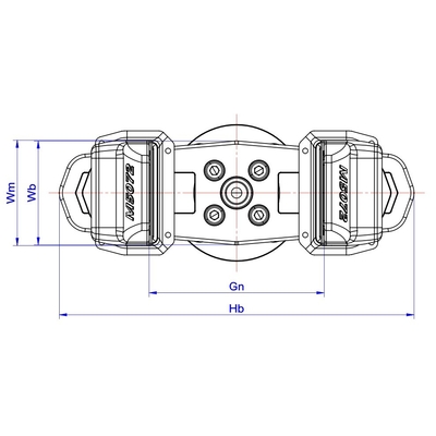 Pinza di presa flessibile simmetrica del robot del commestibile 1400g