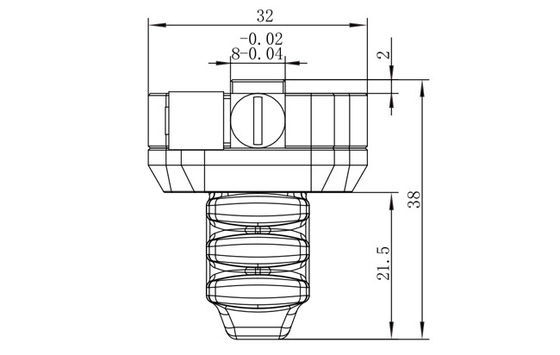 Morsetto robot del diametro esterno di espansione di FDA 3200g